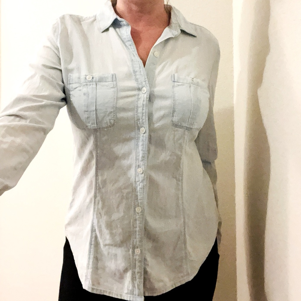 LOFT Chambray Button Down
